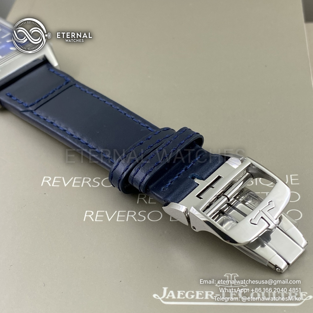 JAEGER-LECOULTRE - Reverso Tribute Small Seconds SS/LE Blue MGF A854A