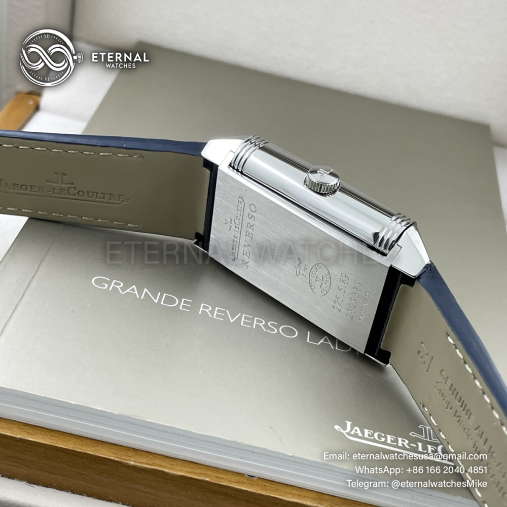 JAEGER-LECOULTRE - Reverso Tribute Small Seconds SS/LE Blue MGF A854A