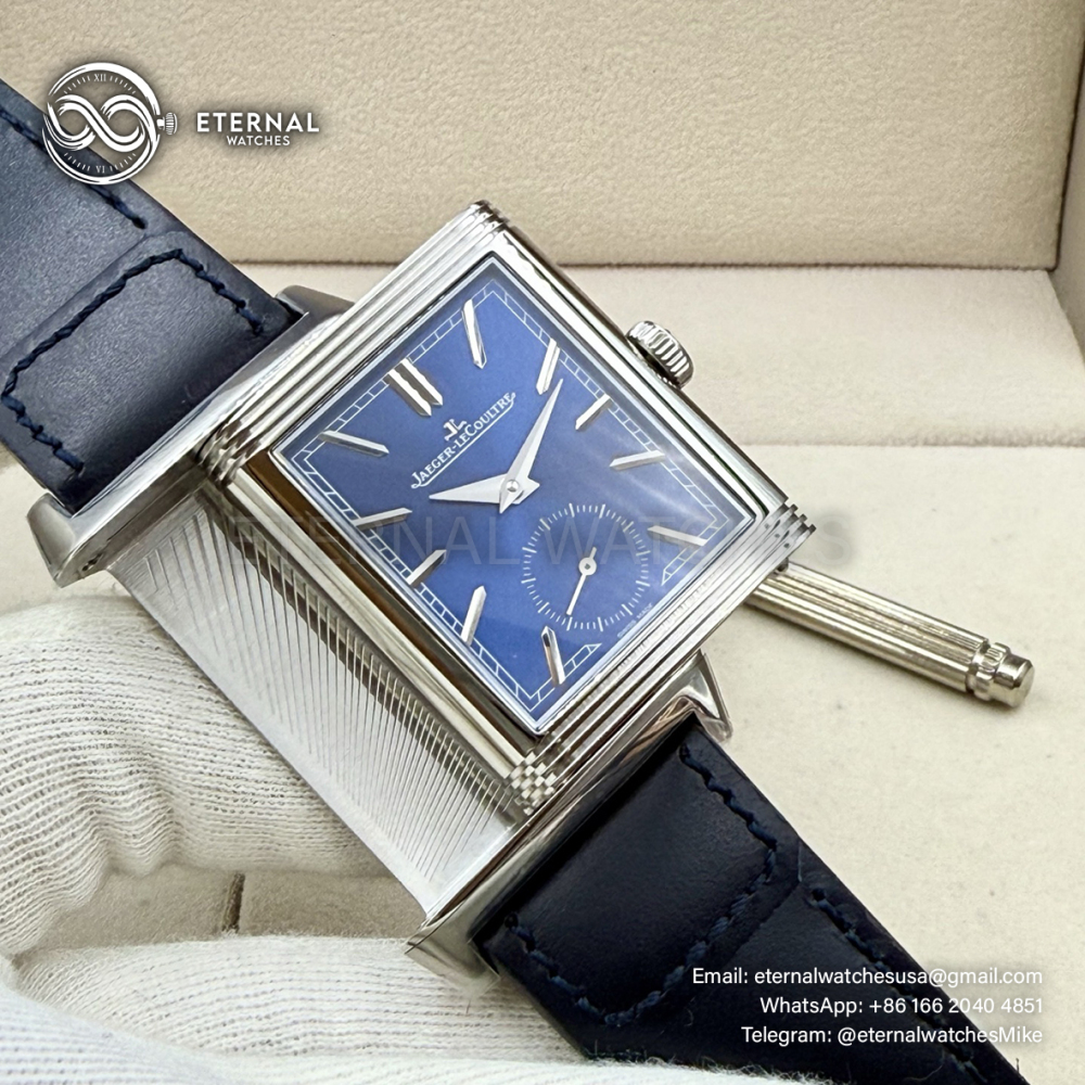 JAEGER-LECOULTRE - Reverso Tribute Small Seconds SS/LE Blue MGF A854A