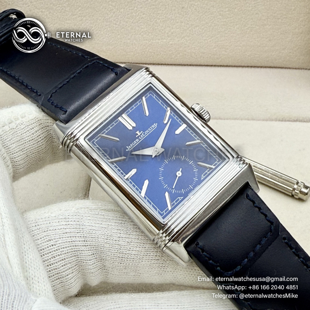JAEGER-LECOULTRE - Reverso Tribute Small Seconds SS/LE Blue MGF A854A