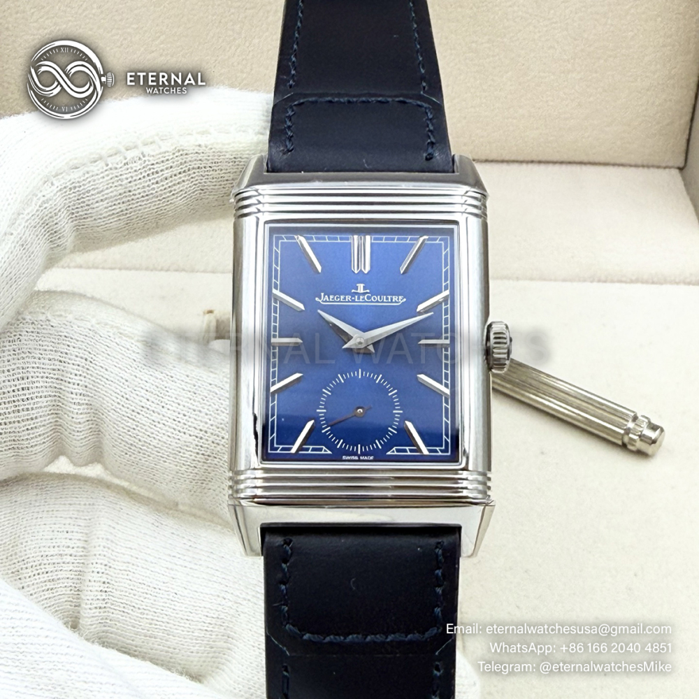 JAEGER-LECOULTRE - Reverso Tribute Small Seconds SS/LE Blue MGF A854A