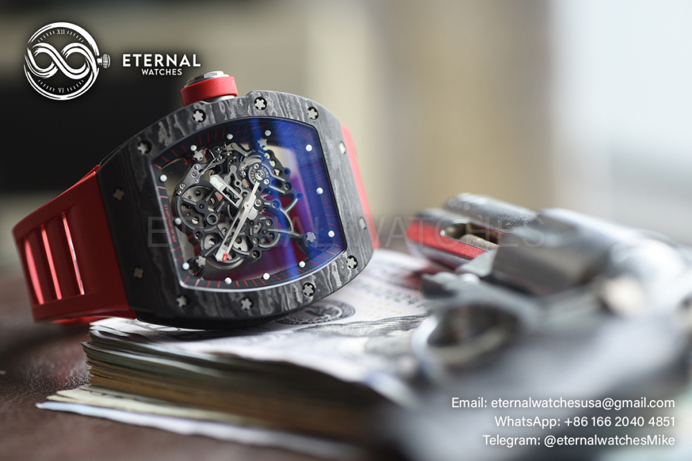 RICHARD MILLE - ETERNAL WATCHES ULTRA MOD 99.9% RM055 Bubba Watson NTPT Red
