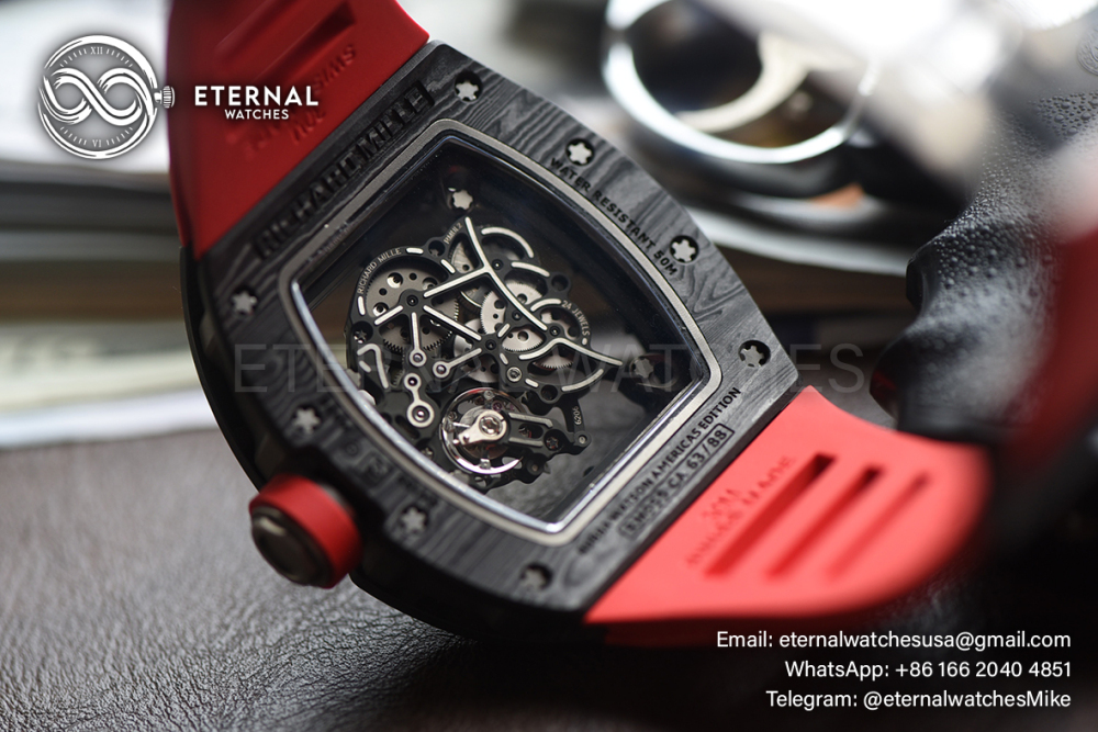 RICHARD MILLE - ETERNAL WATCHES ULTRA MOD 99.9% RM055 Bubba Watson NTPT Red