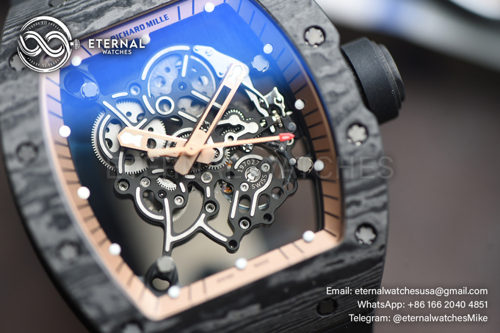 RICHARD MILLE - ETERNAL WATCHES ULTRA MOD 99.9% RM055 Bubba Watson NTPT Black
