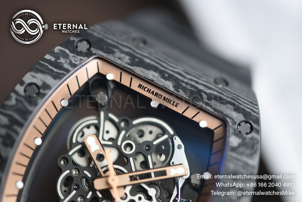 RICHARD MILLE - ETERNAL WATCHES ULTRA MOD 99.9% RM055 Bubba Watson NTPT Black