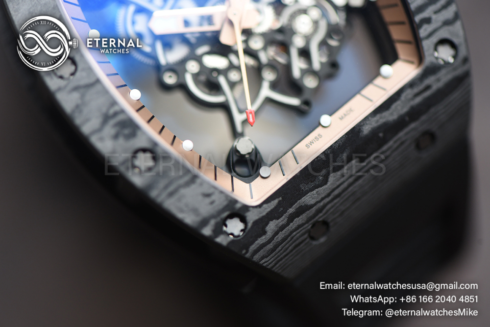 RICHARD MILLE - ETERNAL WATCHES ULTRA MOD 99.9% RM055 Bubba Watson NTPT Black
