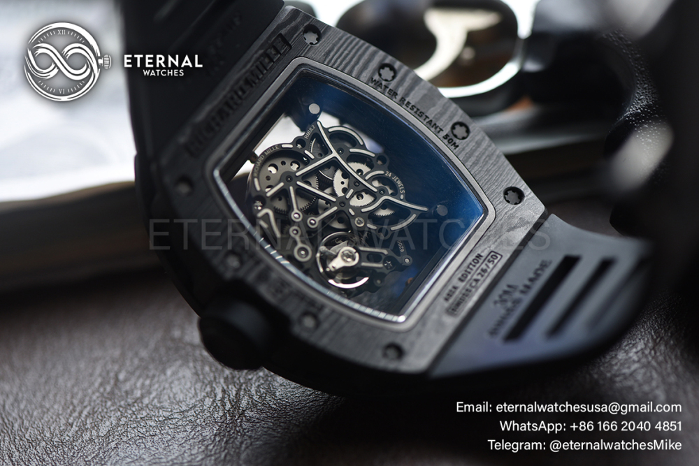 RICHARD MILLE - ETERNAL WATCHES ULTRA MOD 99.9% RM055 Bubba Watson NTPT Black