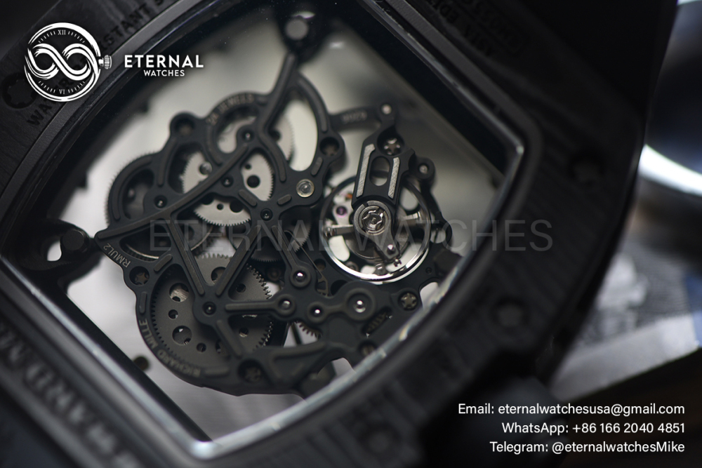 RICHARD MILLE - ETERNAL WATCHES ULTRA MOD 99.9% RM055 Bubba Watson NTPT Black