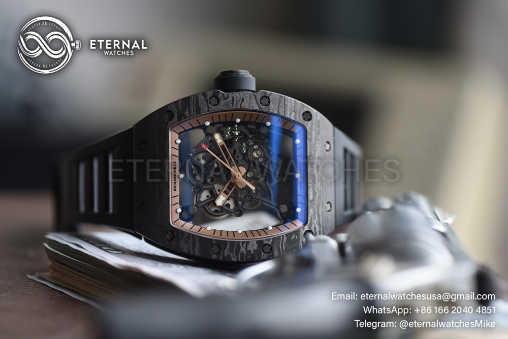 RICHARD MILLE - ETERNAL WATCHES ULTRA MOD 99.9% RM055 Bubba Watson NTPT Black