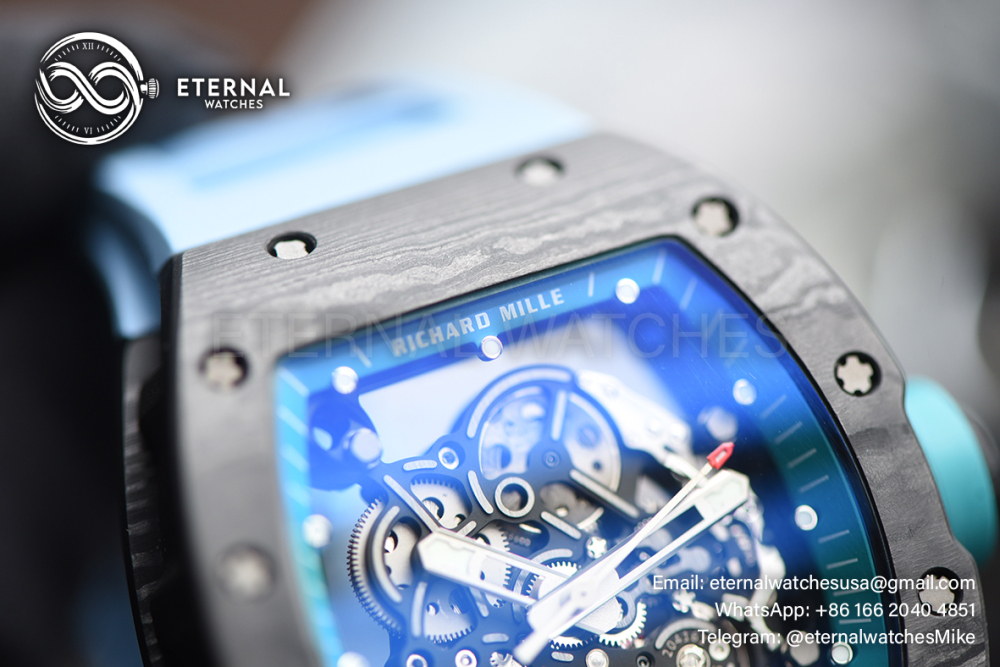 RICHARD MILLE - ETERNAL WATCHES ULTRA MOD 99.9% RM055 Bubba Watson NTPT Blue