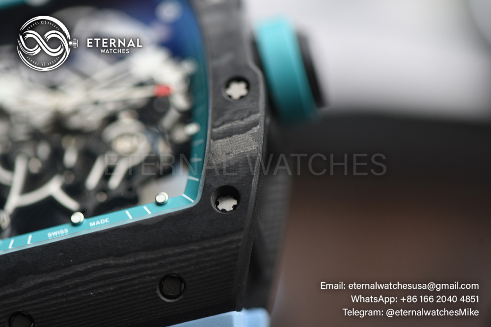 RICHARD MILLE - ETERNAL WATCHES ULTRA MOD 99.9% RM055 Bubba Watson NTPT Blue