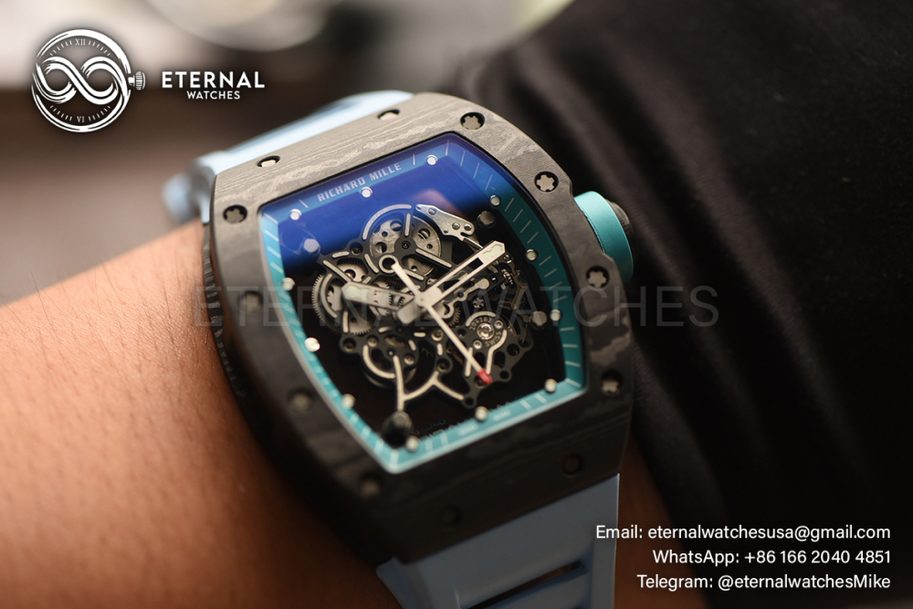 RICHARD MILLE - ETERNAL WATCHES ULTRA MOD 99.9% RM055 Bubba Watson NTPT Blue