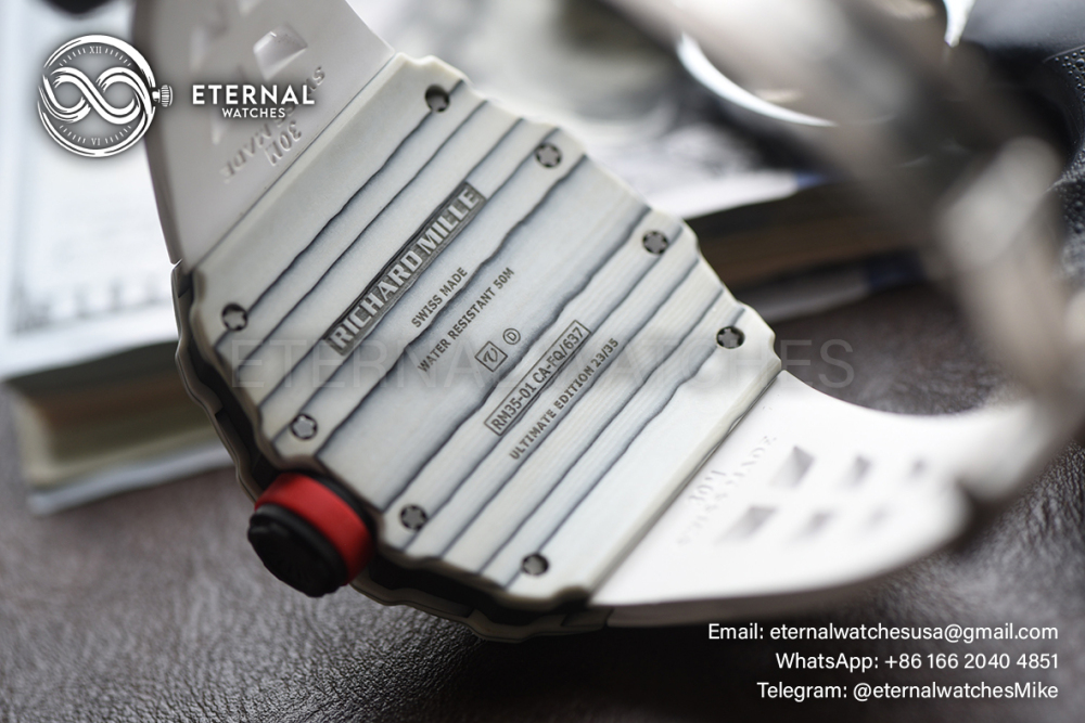 RICHARD MILLE - ETERNAL WATCHES ULTRA MOD 99.9% RM35-01 White NTPT