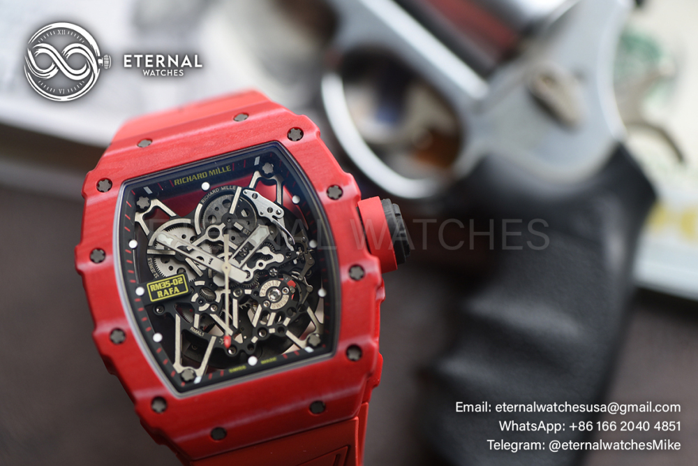 RICHARD MILLE - ETERNAL WATCHES ULTRA MOD RM35-02 Red NTPT
