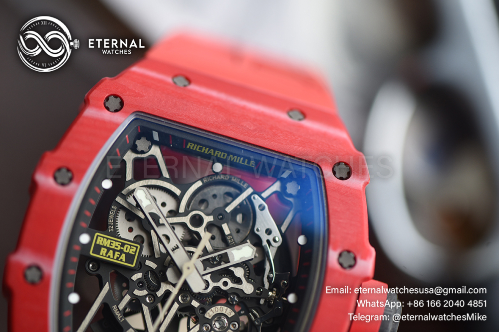 RICHARD MILLE - ETERNAL WATCHES ULTRA MOD RM35-02 Red NTPT