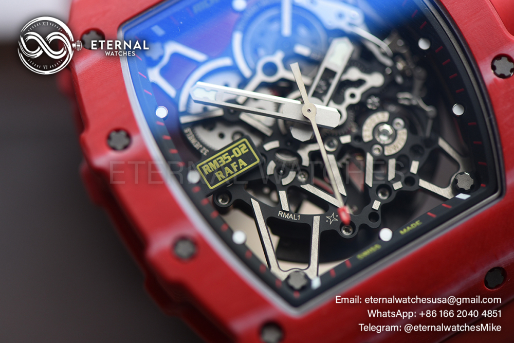 RICHARD MILLE - ETERNAL WATCHES ULTRA MOD RM35-02 Red NTPT
