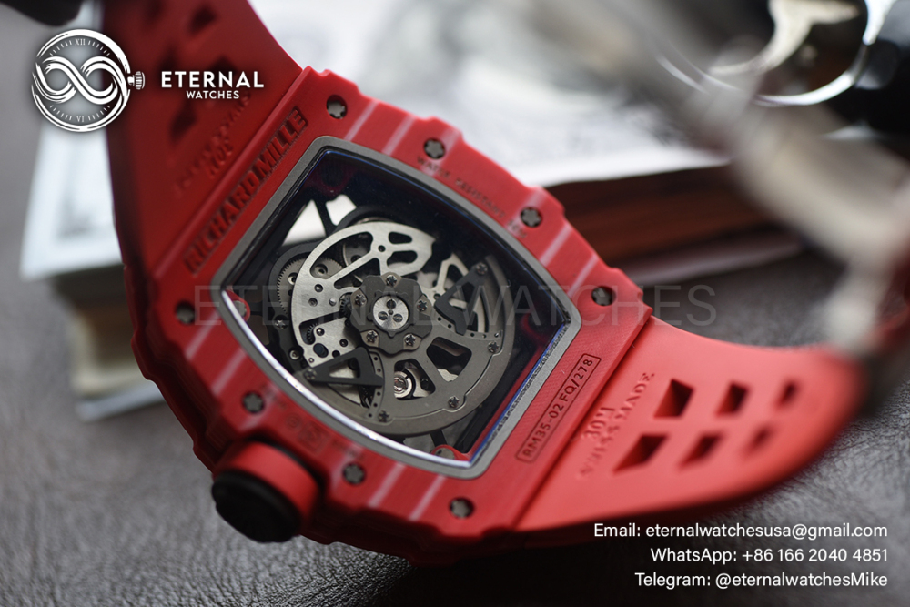 RICHARD MILLE - ETERNAL WATCHES ULTRA MOD RM35-02 Red NTPT