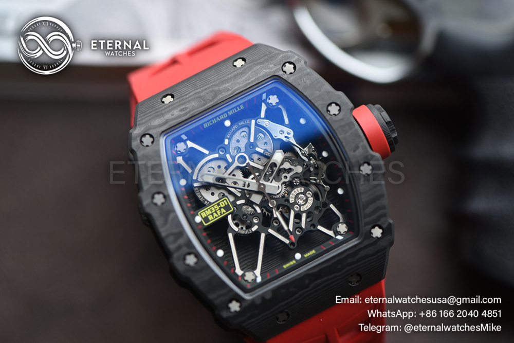 RICHARD MILLE - ETERNAL WATCHES ULTRA MOD 99.9% RM35-01 Black NTPT