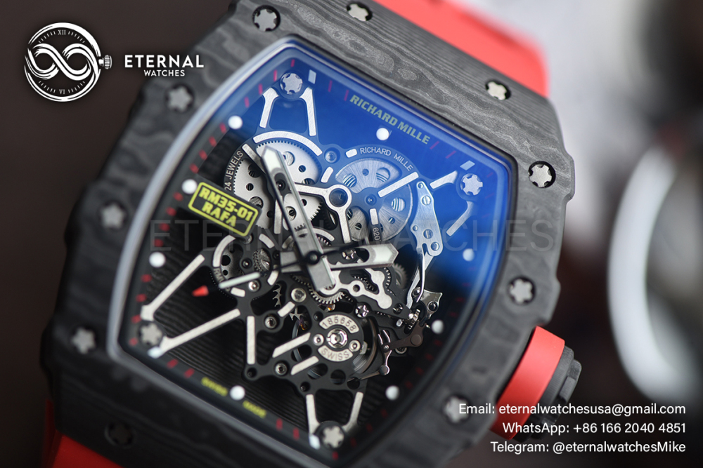 RICHARD MILLE - ETERNAL WATCHES ULTRA MOD 99.9% RM35-01 Black NTPT