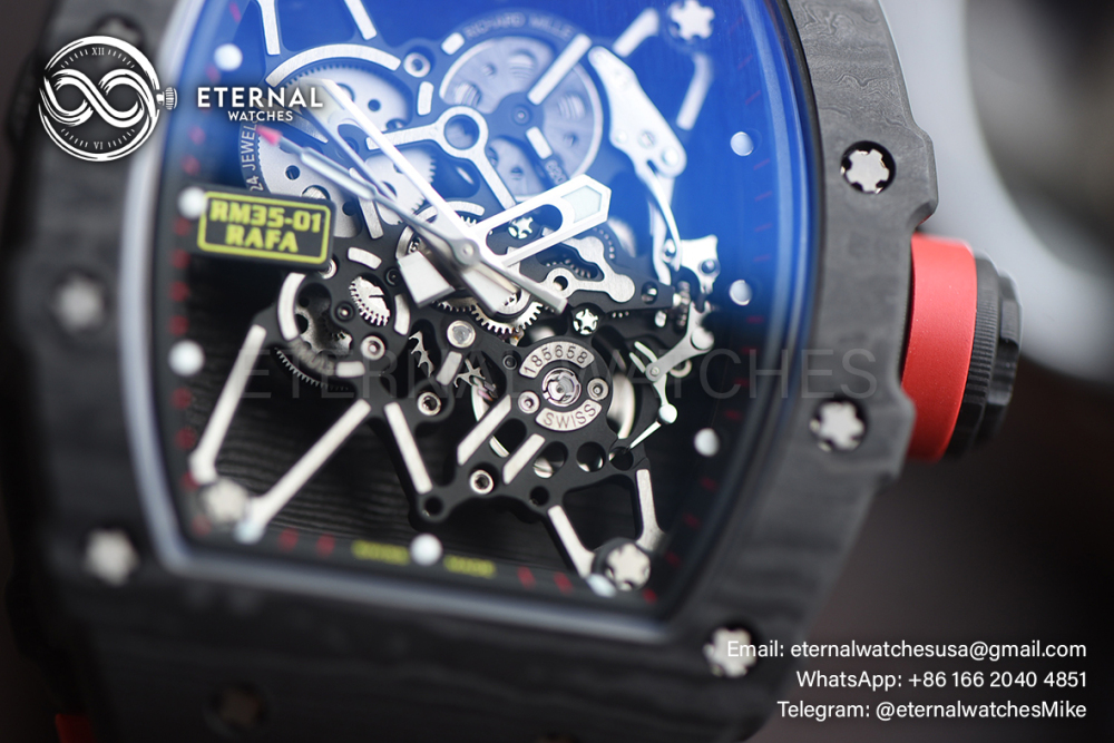 RICHARD MILLE - ETERNAL WATCHES ULTRA MOD 99.9% RM35-01 Black NTPT
