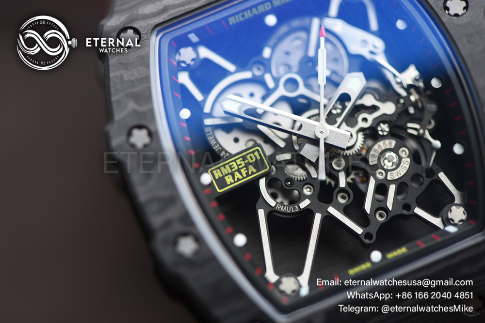 RICHARD MILLE - ETERNAL WATCHES ULTRA MOD 99.9% RM35-01 Black NTPT