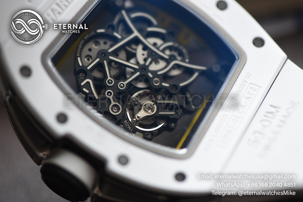 RICHARD MILLE - ETERNAL WATCHES ULTRA MOD 99% RM35-01 White Ceramic