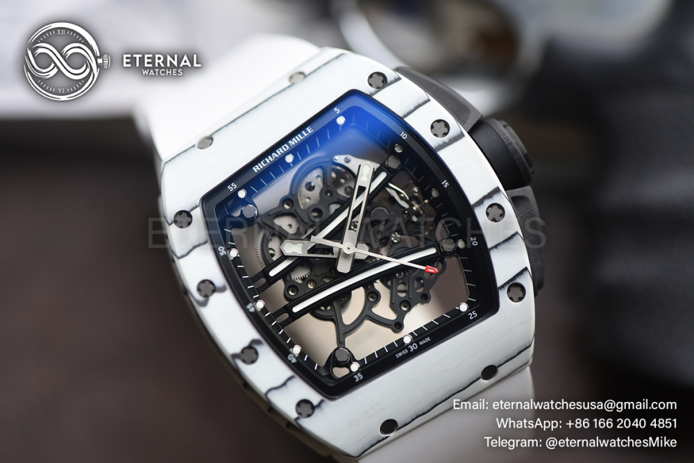RICHARD MILLE - ETERNAL WATCHES ULTRA MOD 99% RM61-01 White NTPT