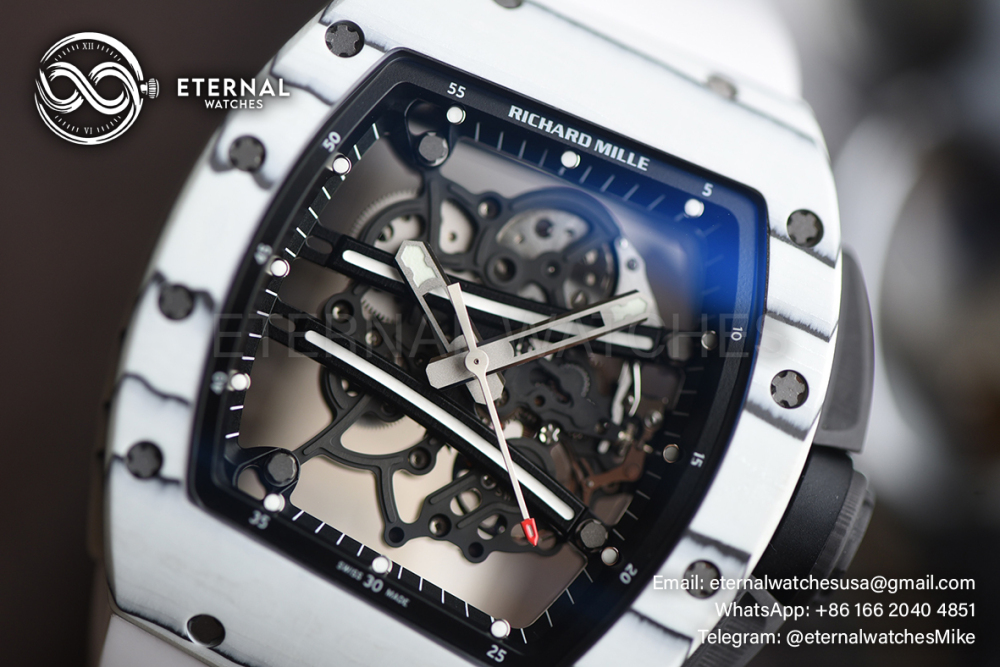 RICHARD MILLE - ETERNAL WATCHES ULTRA MOD 99% RM61-01 White NTPT