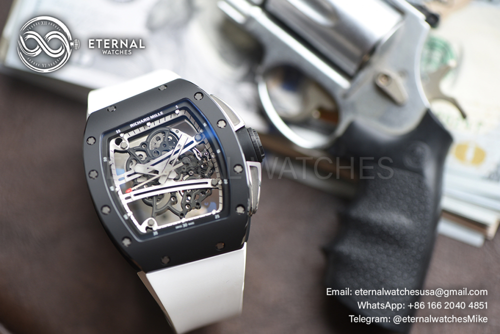 RICHARD MILLE - ETERNAL WATCHES ULTRA MOD 99% RM35-01 Black Ceramic White