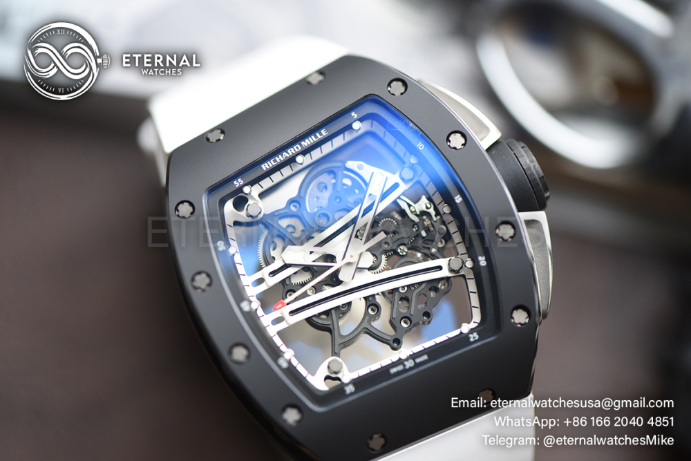 RICHARD MILLE - ETERNAL WATCHES ULTRA MOD 99% RM35-01 Black Ceramic White
