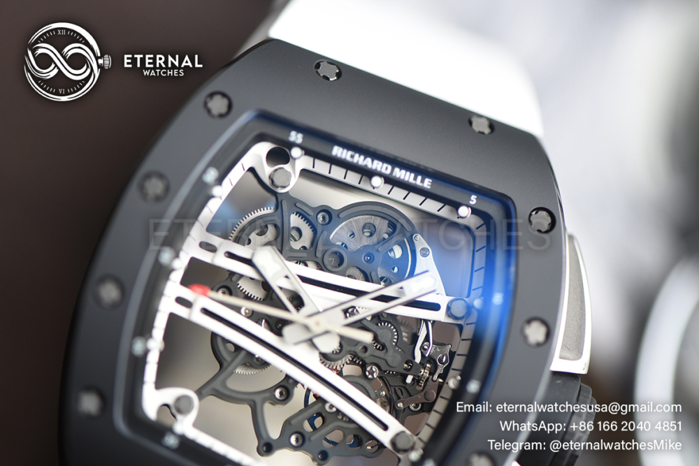 RICHARD MILLE - ETERNAL WATCHES ULTRA MOD 99% RM35-01 Black Ceramic White
