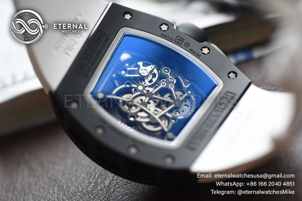 RICHARD MILLE - ETERNAL WATCHES ULTRA MOD 99% RM35-01 Black Ceramic White