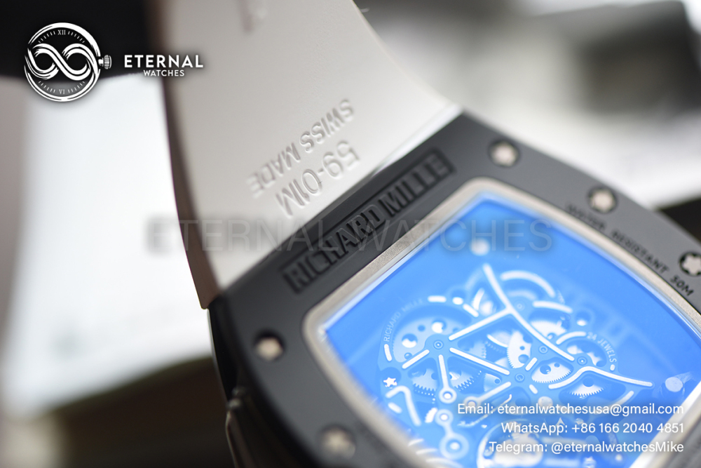 RICHARD MILLE - ETERNAL WATCHES ULTRA MOD 99% RM35-01 Black Ceramic White