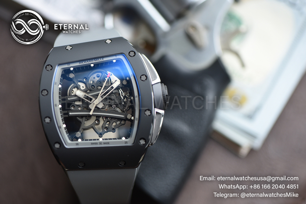RICHARD MILLE - ETERNAL WATCHES ULTRA MOD 99% RM35-01 Black Ceramic Grey