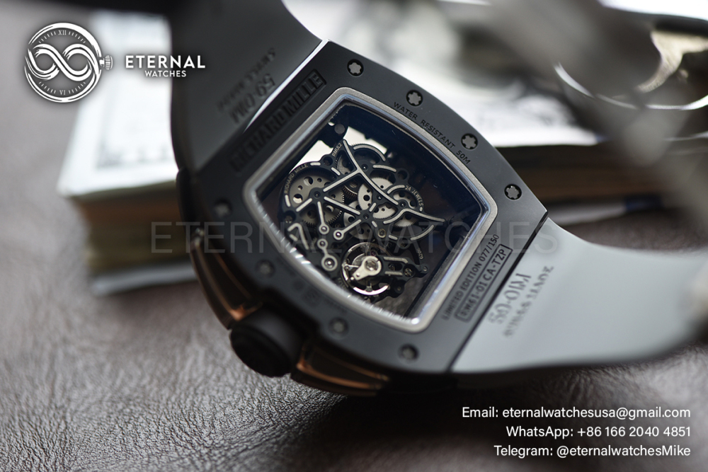 RICHARD MILLE - ETERNAL WATCHES ULTRA MOD 99% RM35-01 Black Ceramic Grey