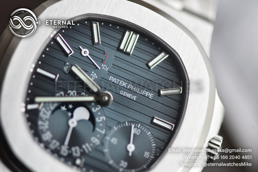 PATEK PHILIPPE - SUPER CLONE Nautilus 40mm 5712 SS/SS Blue/Stk UMI A240