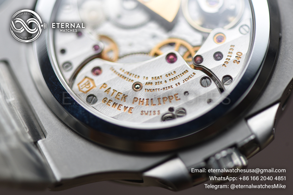 PATEK PHILIPPE - SUPER CLONE Nautilus 40mm 5712 SS/SS Blue/Stk UMI A240