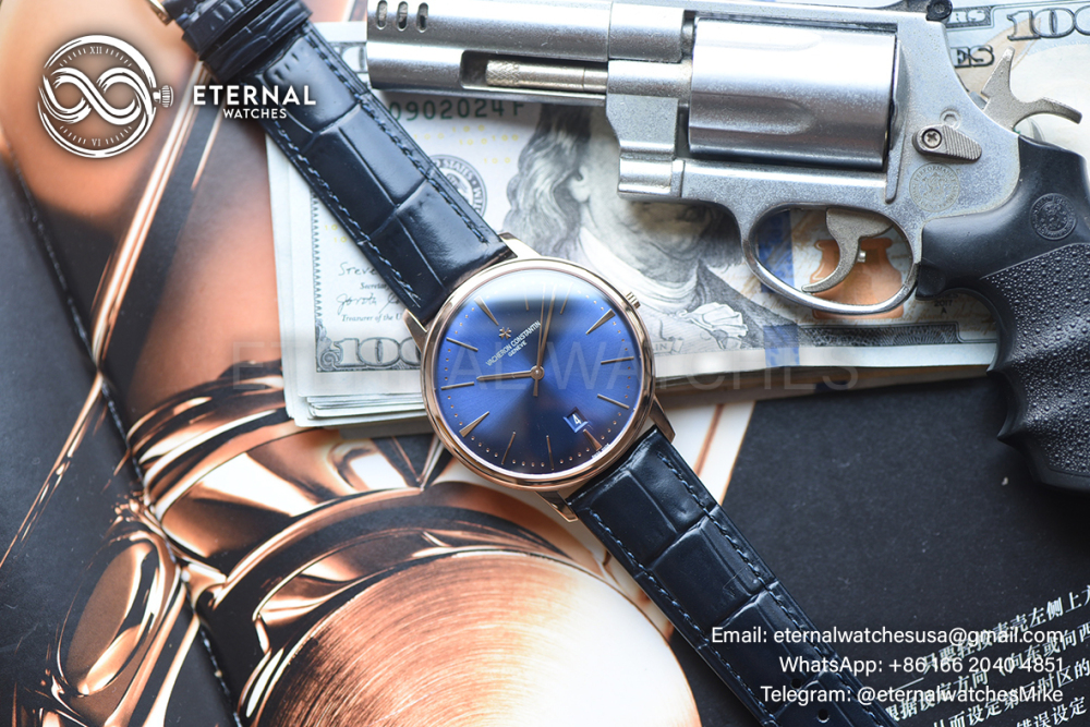 VACHERON CONSTANTIN - Patrimony 81180 RG/LE Blue Dial KZF MY9015