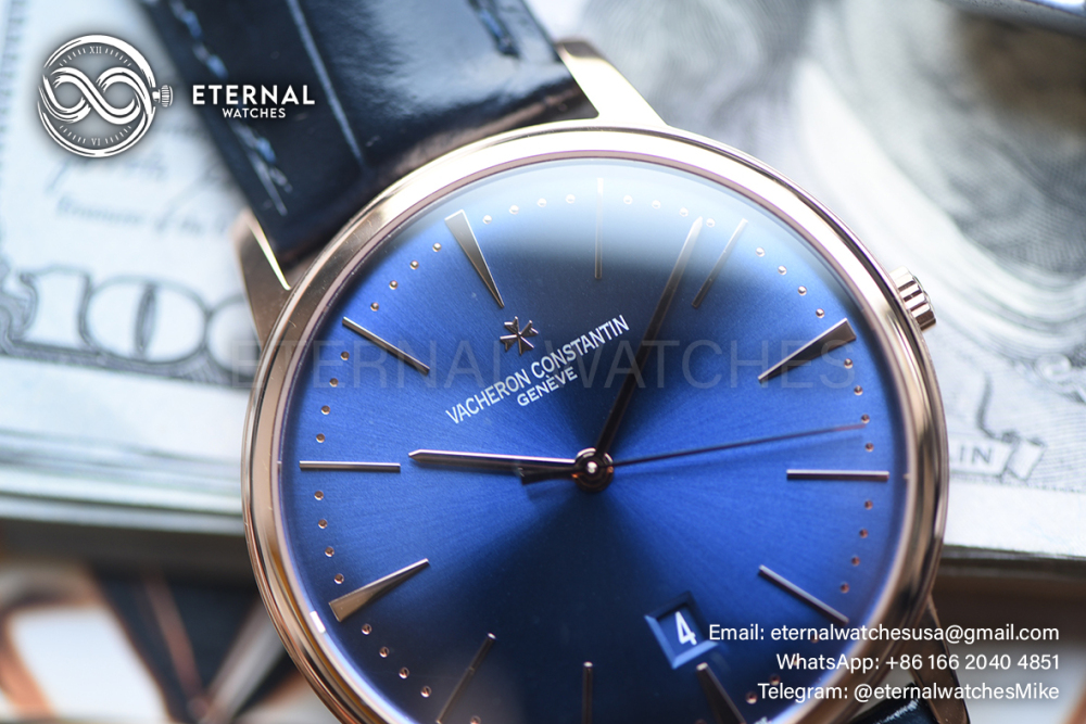 VACHERON CONSTANTIN - Patrimony 81180 RG/LE Blue Dial KZF MY9015
