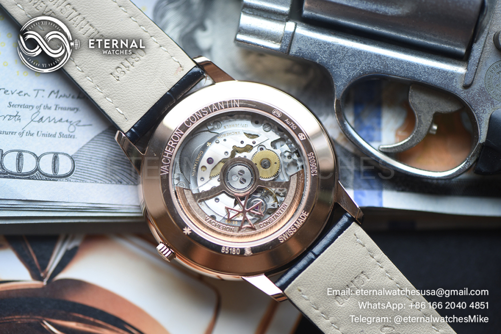 VACHERON CONSTANTIN - Patrimony 81180 RG/LE Blue Dial KZF MY9015