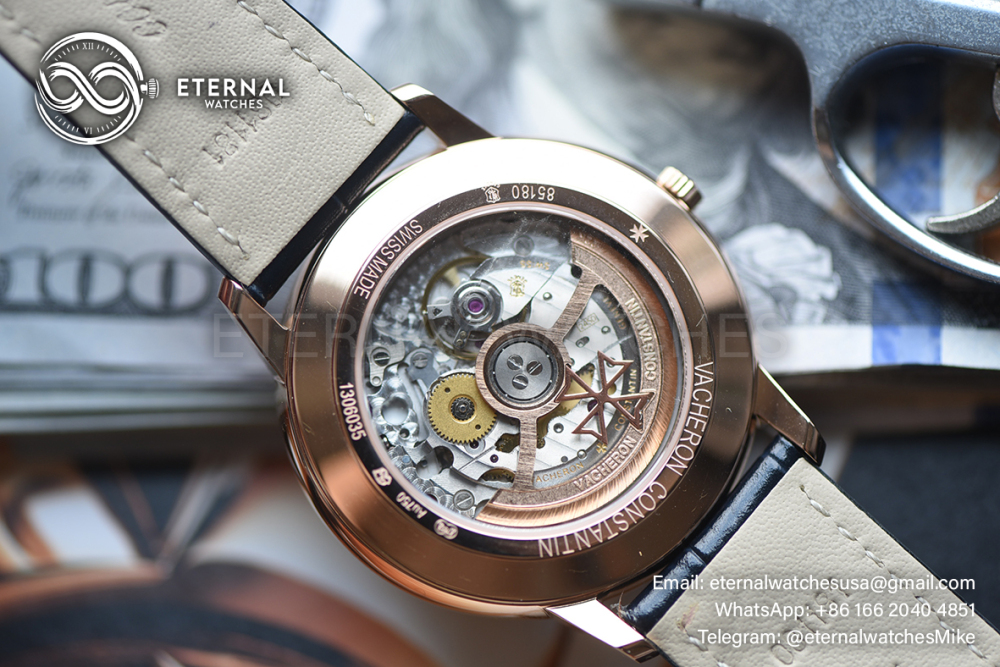 VACHERON CONSTANTIN - Patrimony 81180 RG/LE Blue Dial KZF MY9015