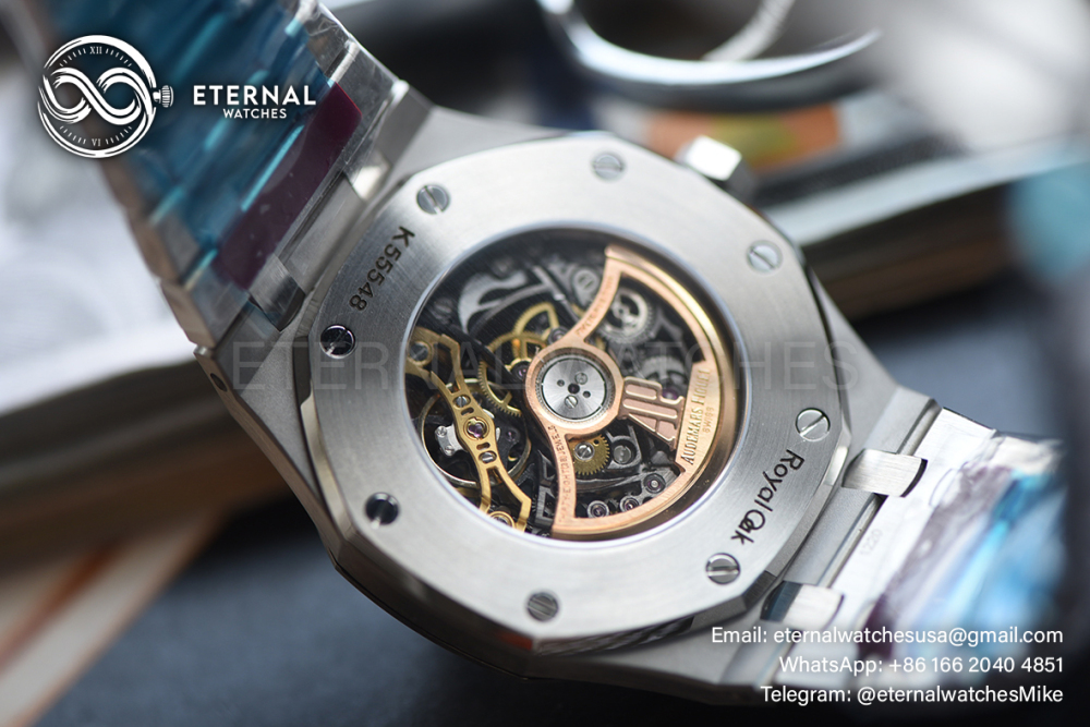AUDEMARS PIGUET - SUPER CLONE Royal Oak 15407 41mm SS/SS Skeleton Dial DDF SA3132