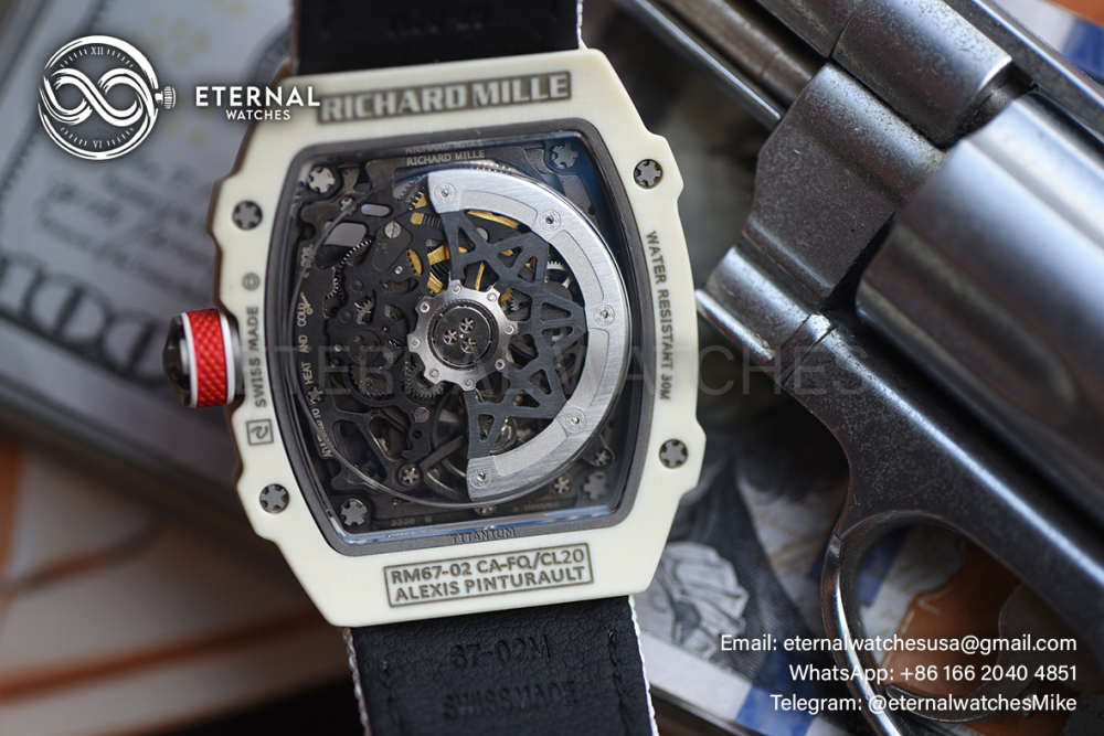 RICHARD MILLE - VAUCHER SUPER CLONE RM67-02 Alexis Pinturault Extra Flat White (Updated Version)