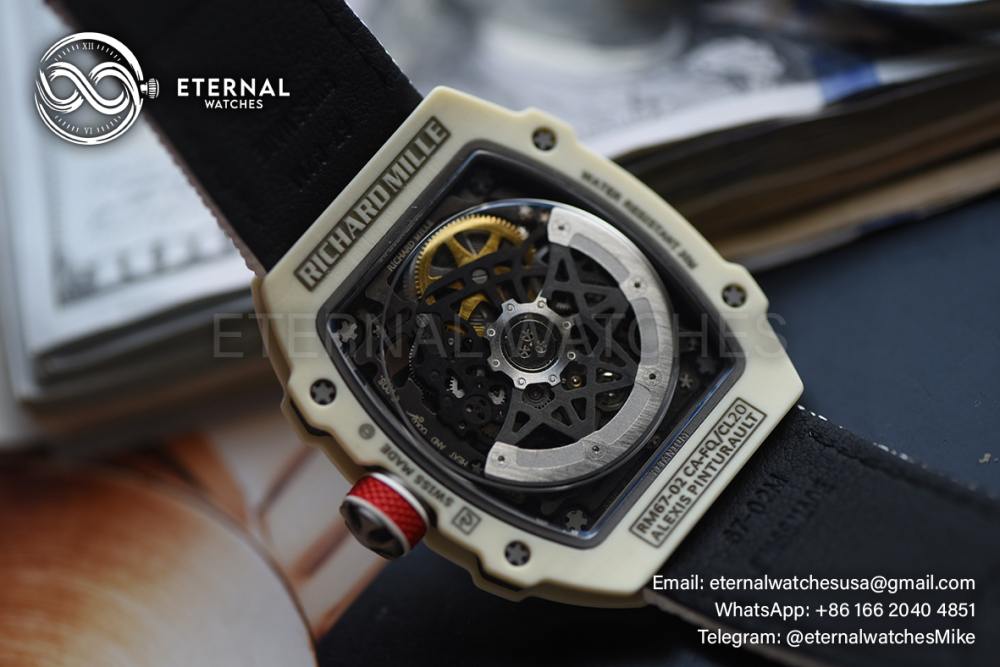 RICHARD MILLE - VAUCHER SUPER CLONE RM67-02 Alexis Pinturault Extra Flat White (Updated Version)
