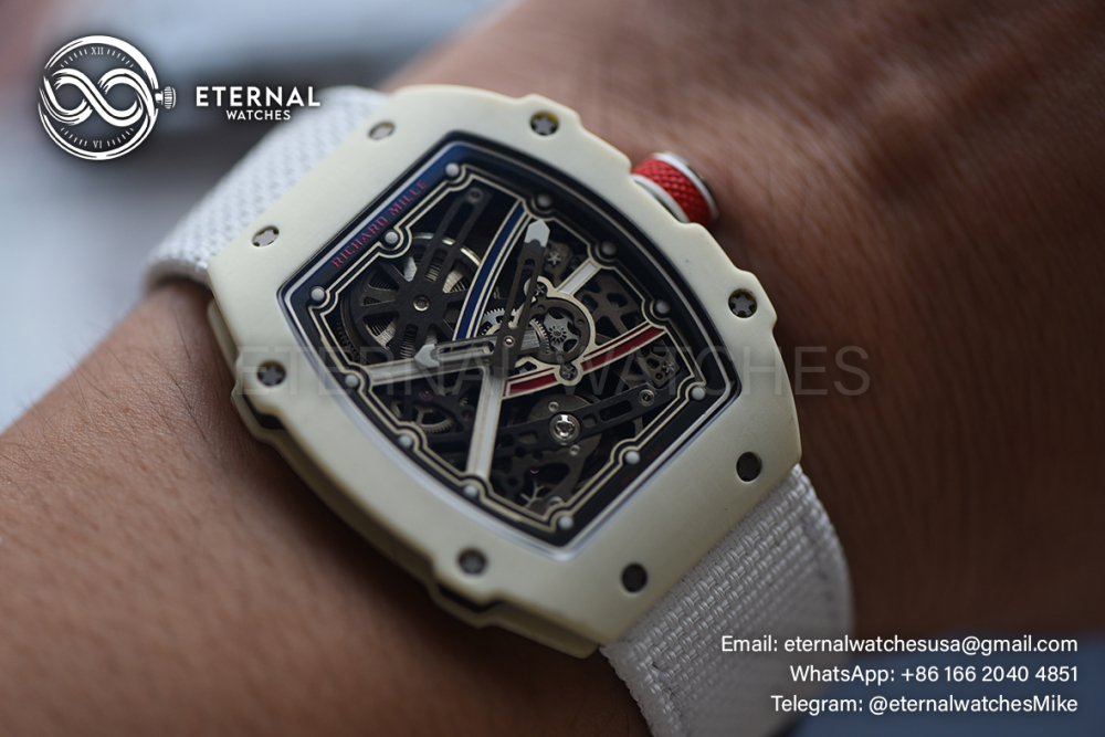 RICHARD MILLE - VAUCHER SUPER CLONE RM67-02 Alexis Pinturault Extra Flat White (Updated Version)