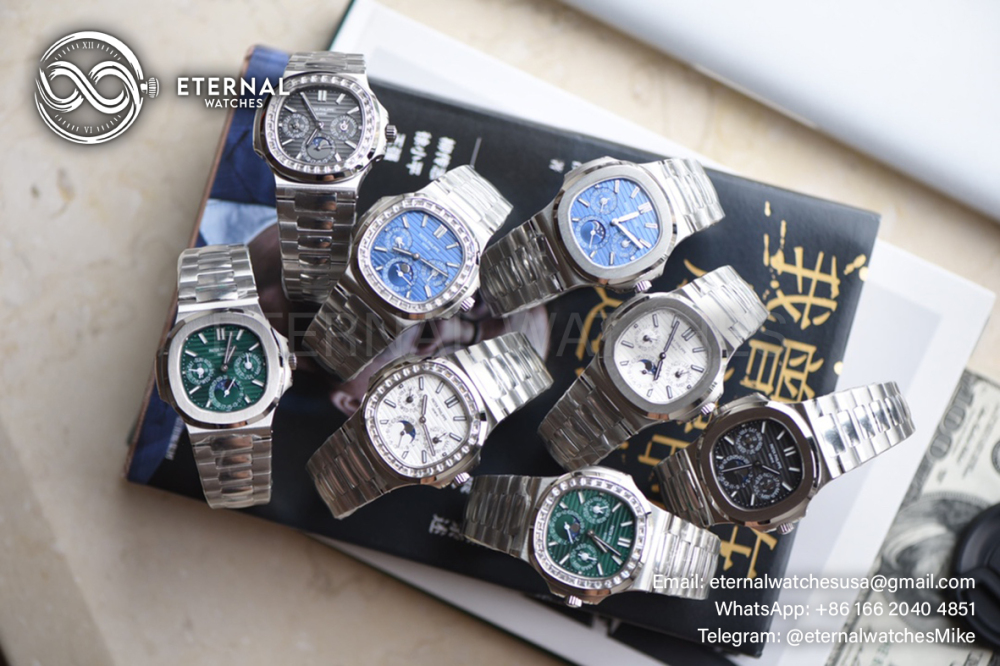 PATEK PHILIPPE - Nautilus 40mm 5740 SS/SS White/Stk TWF A240