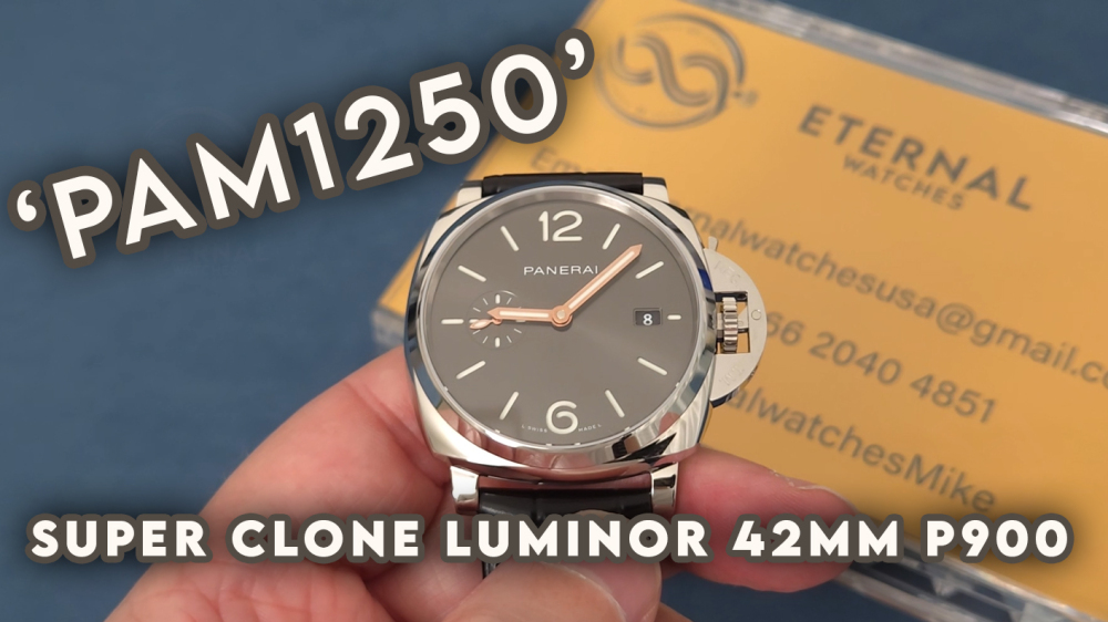 PANERAI - SUPER CLONE Luminor Due PAM1250 42mm SS/LE Grey Dial VSF P900