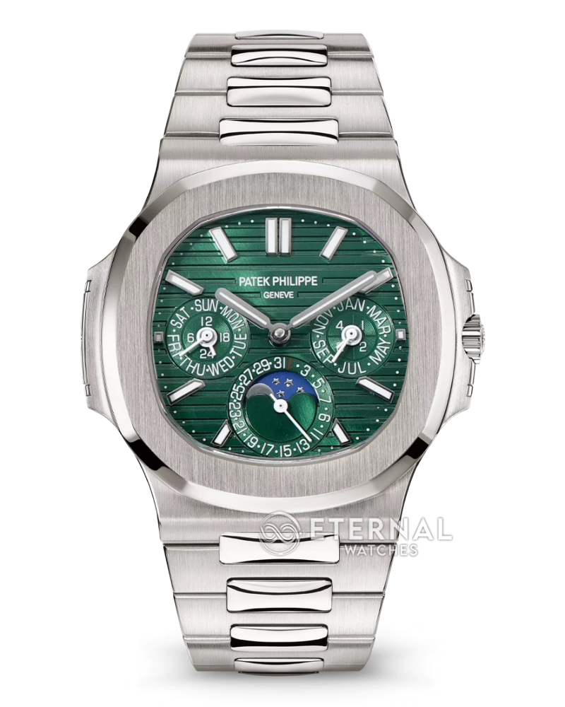 PATEK PHILIPPE - Nautilus 40mm 5740 SS/SS Green/Stk TWF A240
