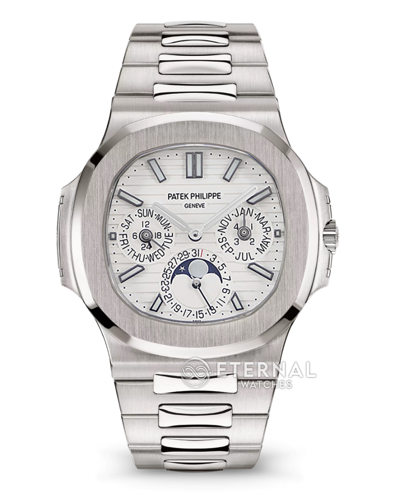 PATEK PHILIPPE - Nautilus 40mm 5740 SS/SS White/Stk TWF A240