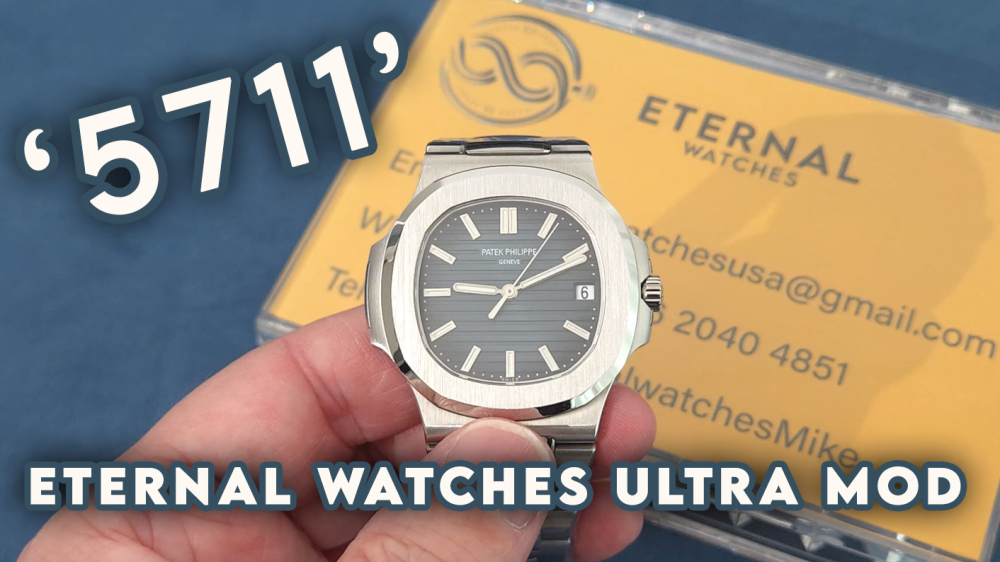 PATEK PHILIPPE - ETERNAL WATCHES ULTRA MOD Nautilus 5711 Blue Dial
